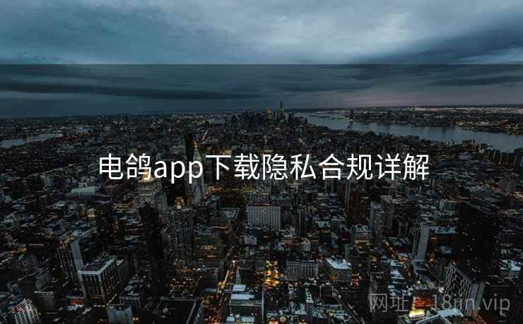 电鸽app下载隐私合规详解