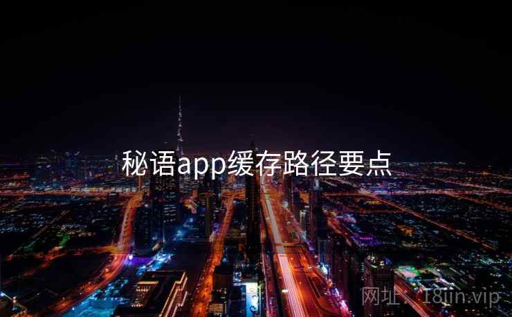 秘语app缓存路径要点